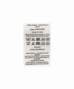 Gathered Neck Mini Stripe Shirt