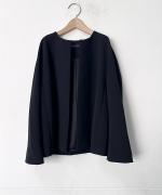 Wクロス ノーカラージャケット