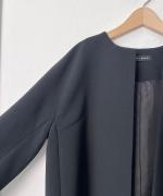 Wクロス ノーカラージャケット