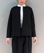 Wクロス ノーカラージャケット