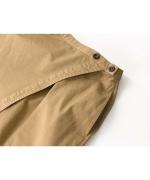 Cotton Wrap Straight Skirt