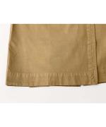 Cotton Wrap Straight Skirt
