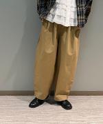 コンパクトウェザー コクーン パンツ