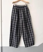 ダンプチェック バームパンツ