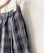 ダンプチェック バームパンツ