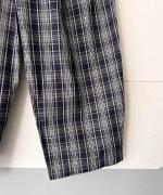 ダンプチェック バームパンツ