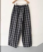 ダンプチェック バームパンツ