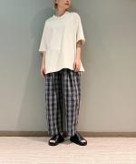 ダンプチェック バームパンツ