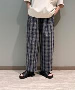 ダンプチェック バームパンツ