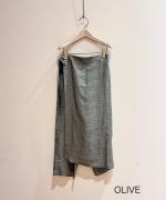 ブリーズリネン ラップパンツ