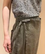 ブリーズリネン ラップパンツ