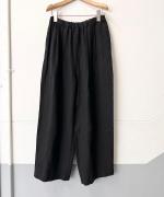 フレンチリネンキャンバス コクーンパンツ