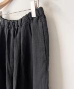 フレンチリネンキャンバス コクーンパンツ