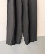 フレンチリネンキャンバス コクーンパンツ