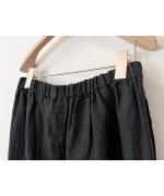 フレンチリネンキャンバス コクーンパンツ