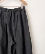フレンチリネンキャンバス コクーンパンツ
