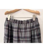 トロCHECK 2タックワイドパンツ