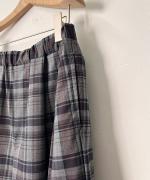トロCHECK 2タックワイドパンツ