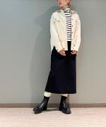 ミラノリブ ロングタイトスカート