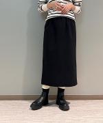 ミラノリブ ロングタイトスカート