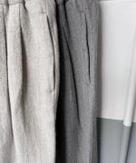 ウールリネンミルド 2タックトラウザーズ