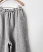 ウールリネンミルド 2タックトラウザーズ