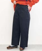 Annie Organic Denim Side Button Trousers