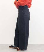 Annie Organic Denim Side Button Trousers