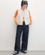 Annie Organic Denim Side Button Trousers