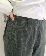 Alix Pixel Check Trousers