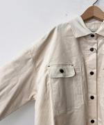 9Wソフトコーデュロイストレッチ ルーズシャツ