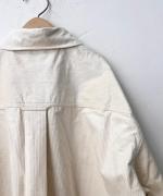 9Wソフトコーデュロイストレッチ ルーズシャツ