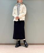 9Wソフトコーデュロイストレッチ ルーズシャツ