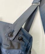 サスペンダー付きテーパードパンツ