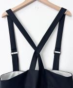 T/Wライトミドルツイル サスペンダー付きハイウエストパンツ