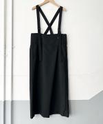 サスペンダーハイウエストスカート