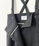 サスペンダーハイウエストスカート