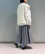 T/Wライトミドルツイル フレアスカート