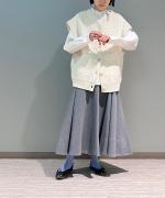 T/Wライトミドルツイル フレアスカート