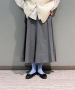 T/Wライトミドルツイル フレアスカート