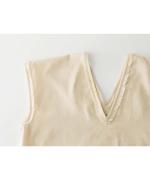 Bird Embroidery Fringe Vest