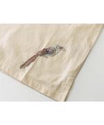 Bird Embroidery Fringe Vest