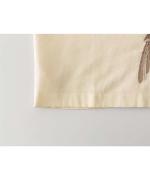 Bird Embroidery Wrap Skirt