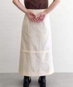 Bird Embroidery Wrap Skirt