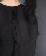 Back Button Sailor Blouse 