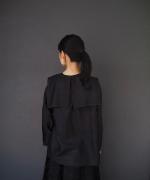 Back Button Sailor Blouse 