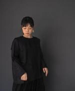 Back Button Sailor Blouse 