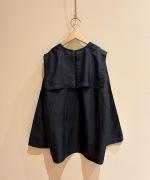 Back Button Sailor Blouse 