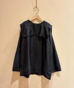 Back Button Sailor Blouse 