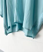 割繊ポリエステル・チャイニーズクレープ ドルマンスリーブプルオーバー